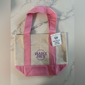 Trader Joe’s pastel mini Tote Bag